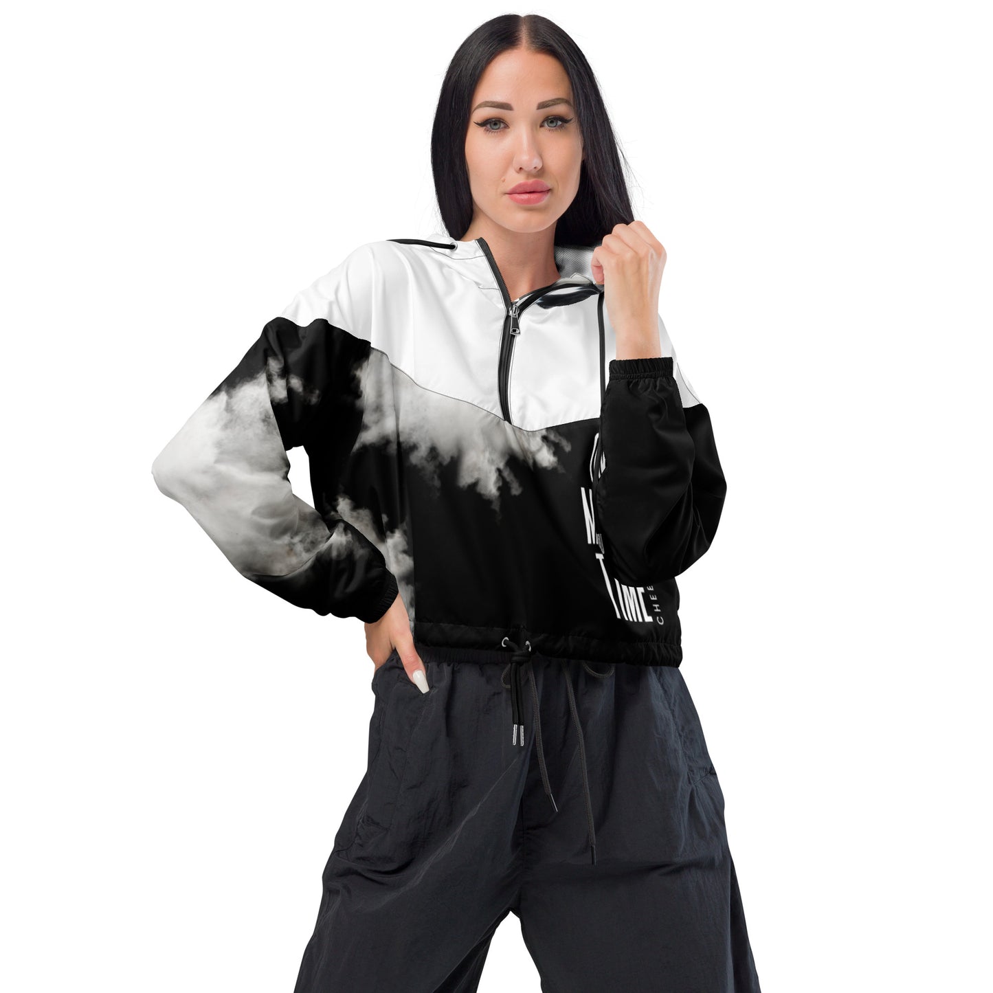 OMT Women’s Smoke cropped windbreaker