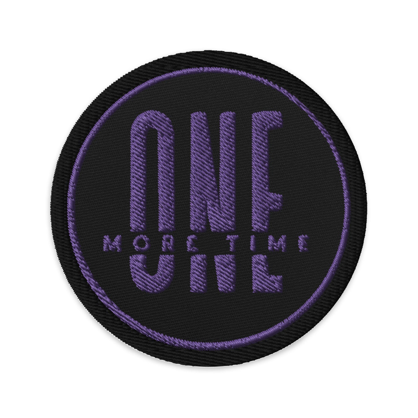 OMT Purple stitch Embroidered Patch