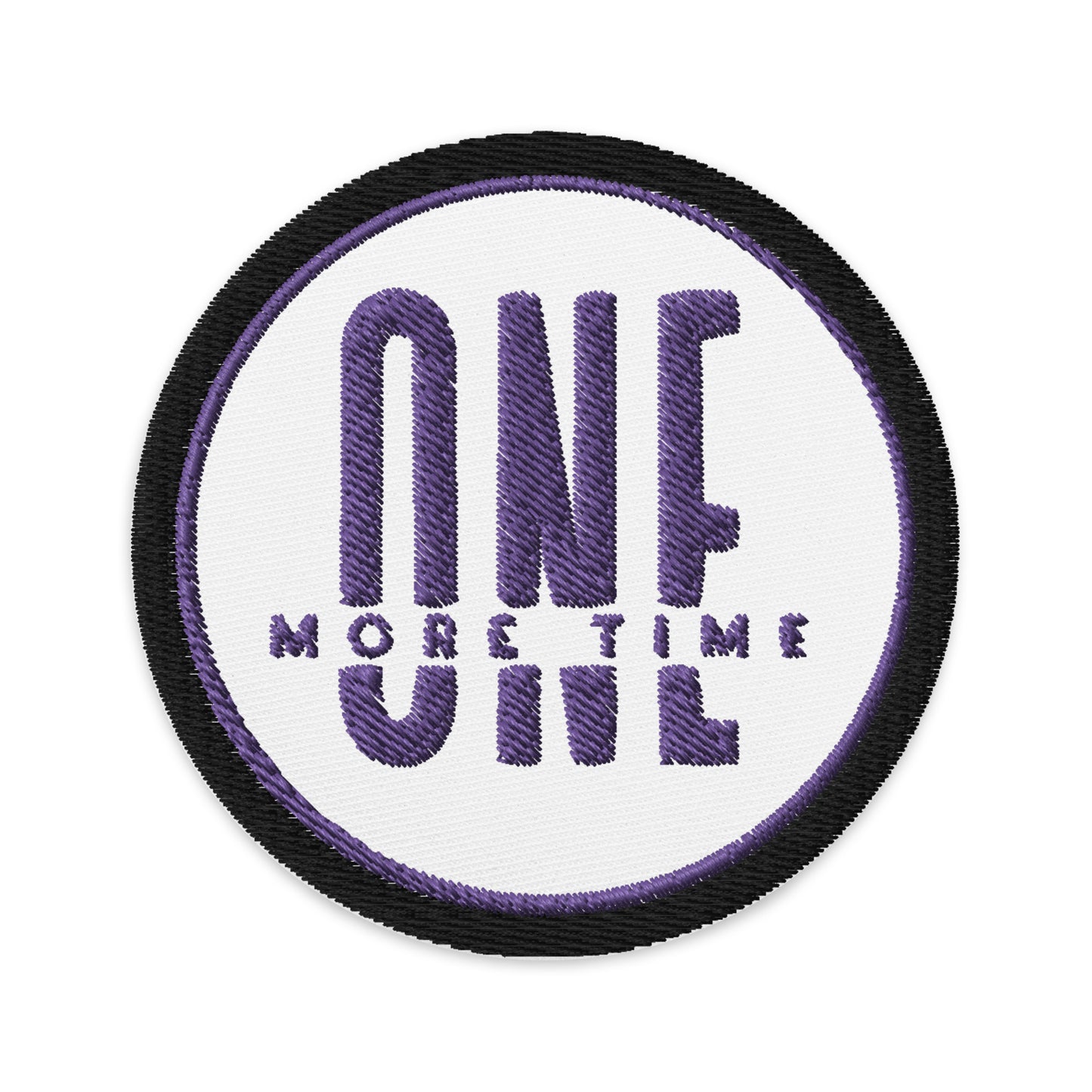 OMT Purple stitch Embroidered Patch