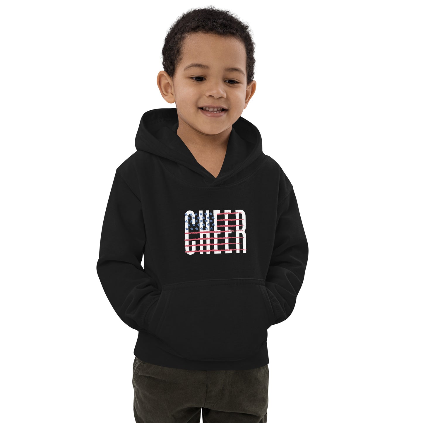 Kids USA Flag Cheer Hoodie