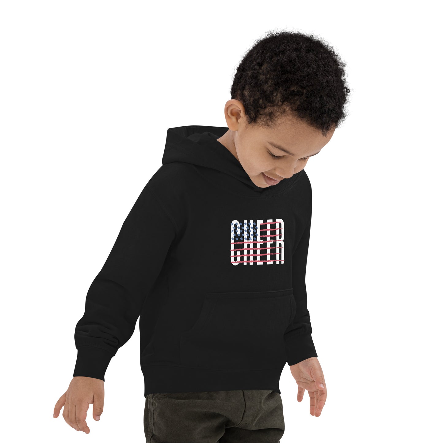 Kids USA Flag Cheer Hoodie