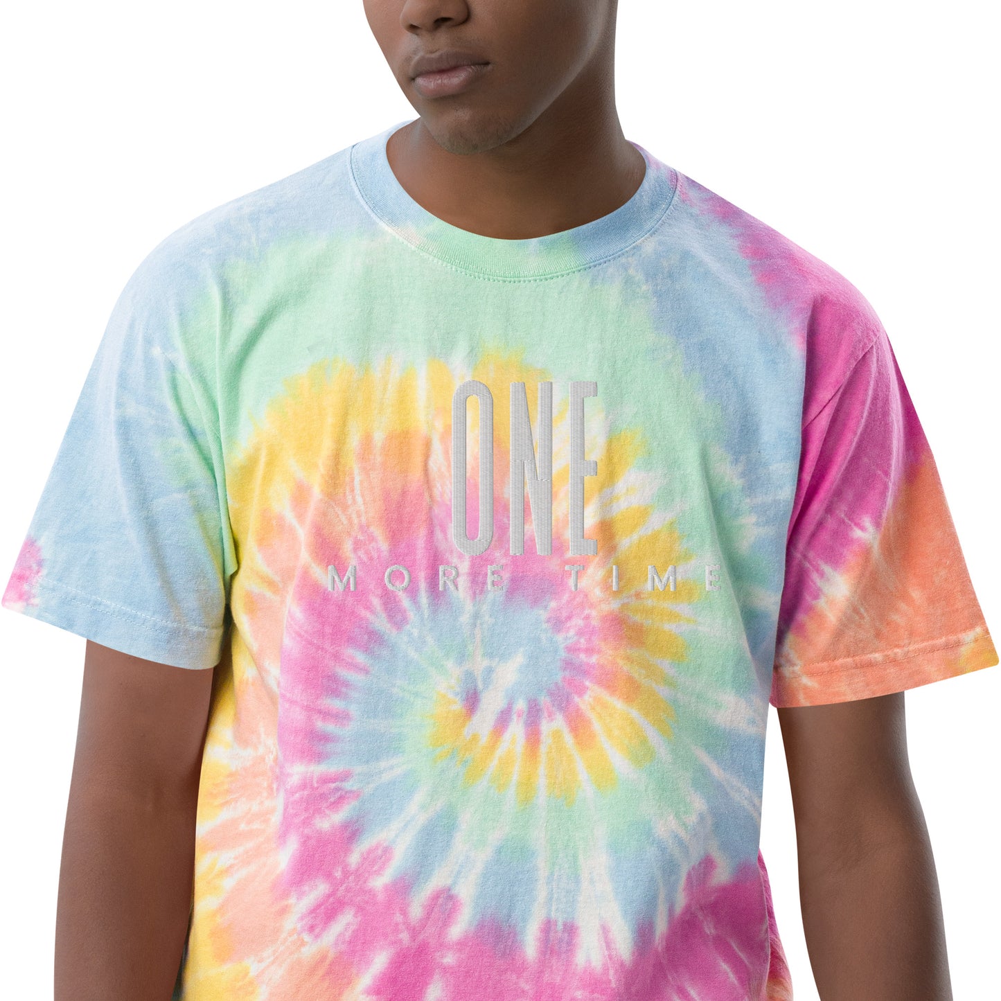 OMT Embroidered Tie-dye Shirt