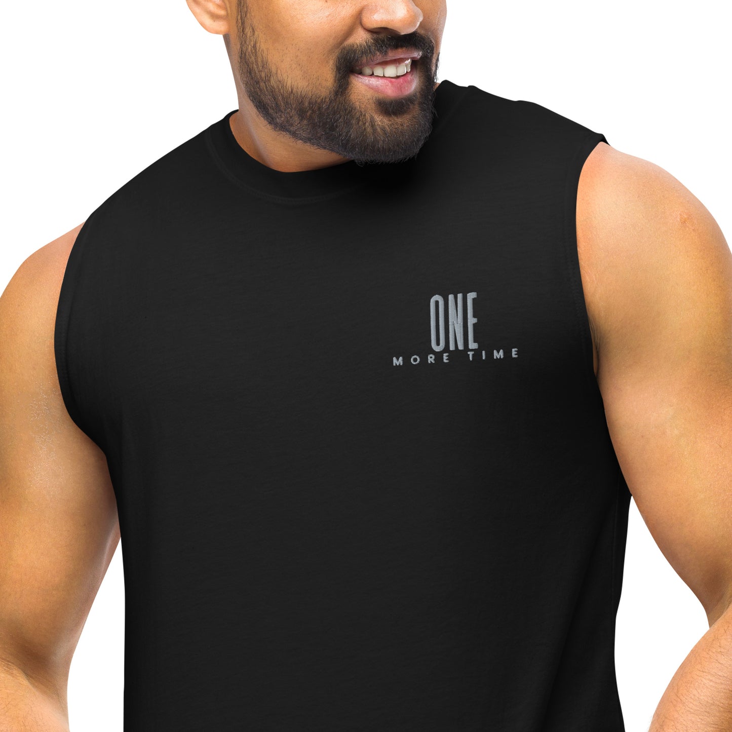 OMT Men's Grey-Stitch Muscle Shirt