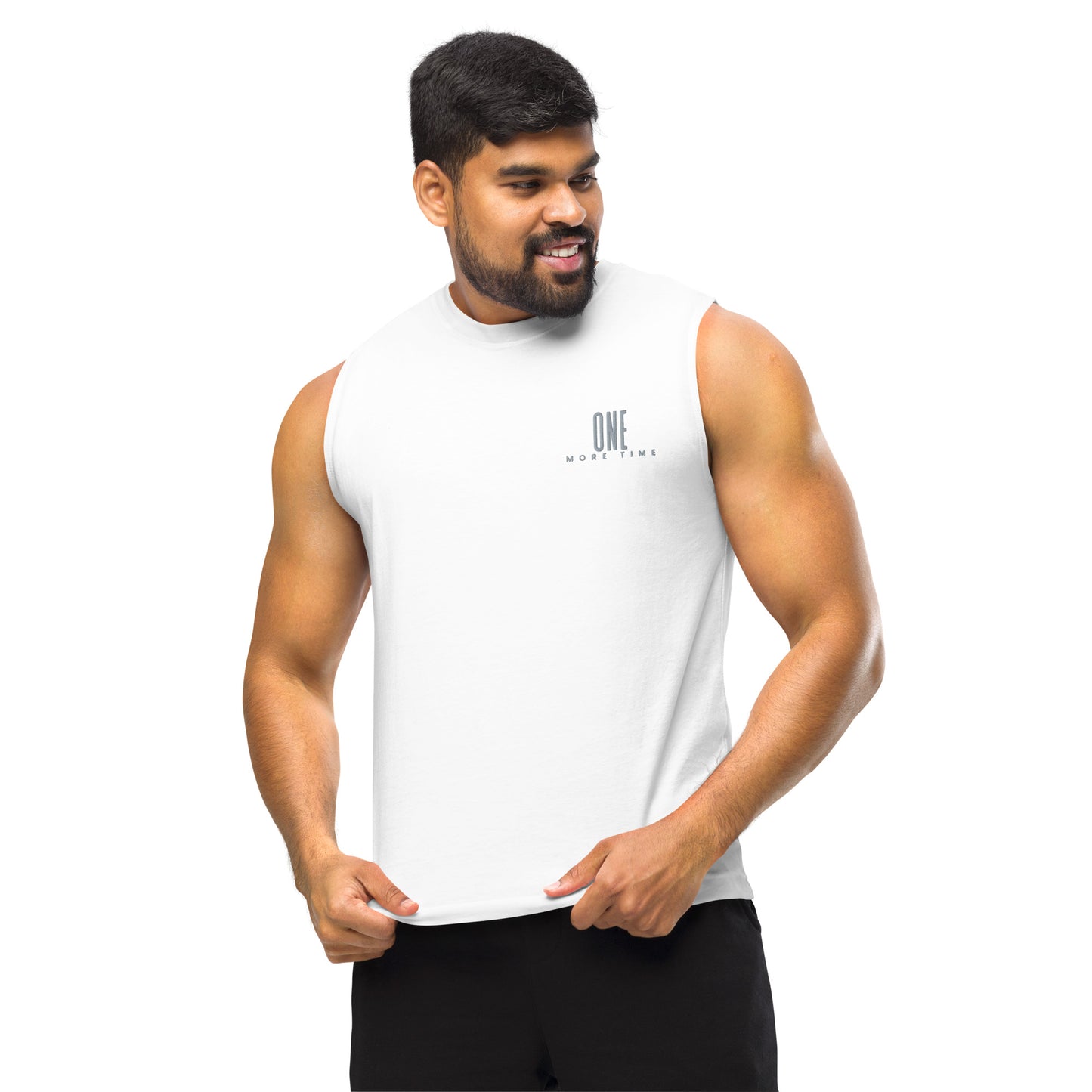 OMT Men's Grey-Stitch Muscle Shirt