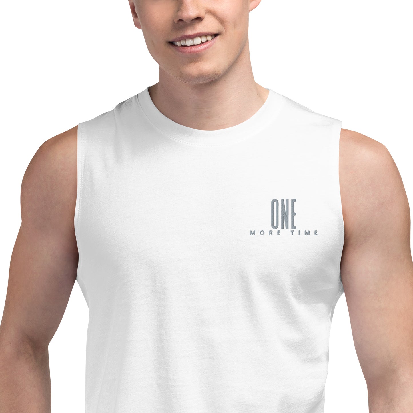 OMT Men's Grey-Stitch Muscle Shirt