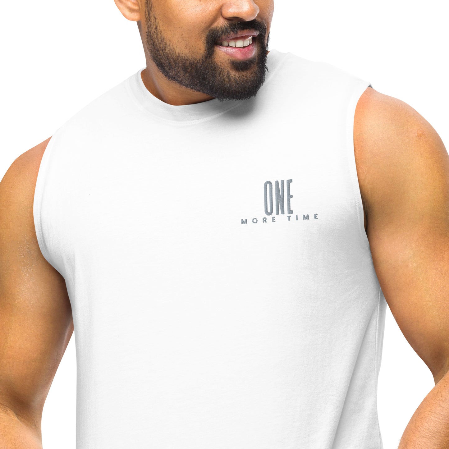 OMT Men's Grey-Stitch Muscle Shirt